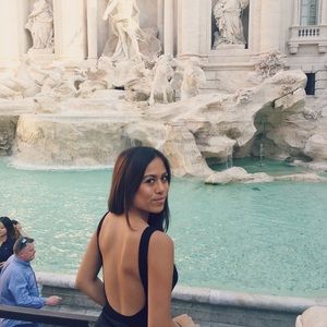 Open back Naked Wardrobe black bodysuit